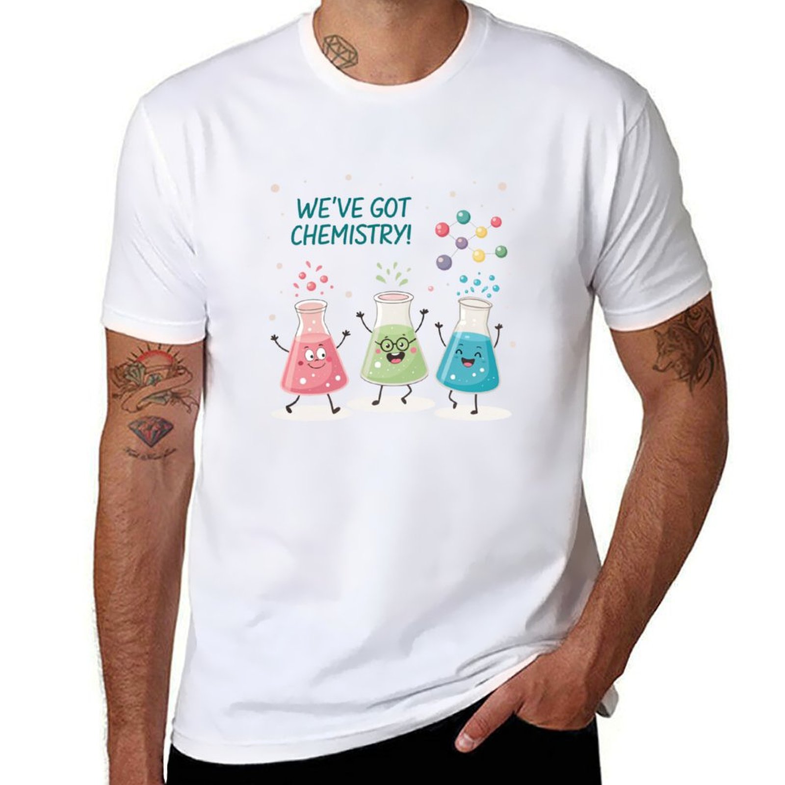 Science Buddies - Camiseta Science Beaker Buddies camiseta de