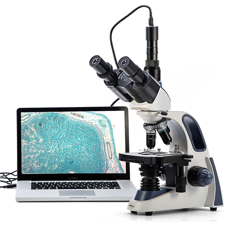 Microscope Compound 40X - Microscópio Trinocular Composto SWIFT SW380T, Ampliação