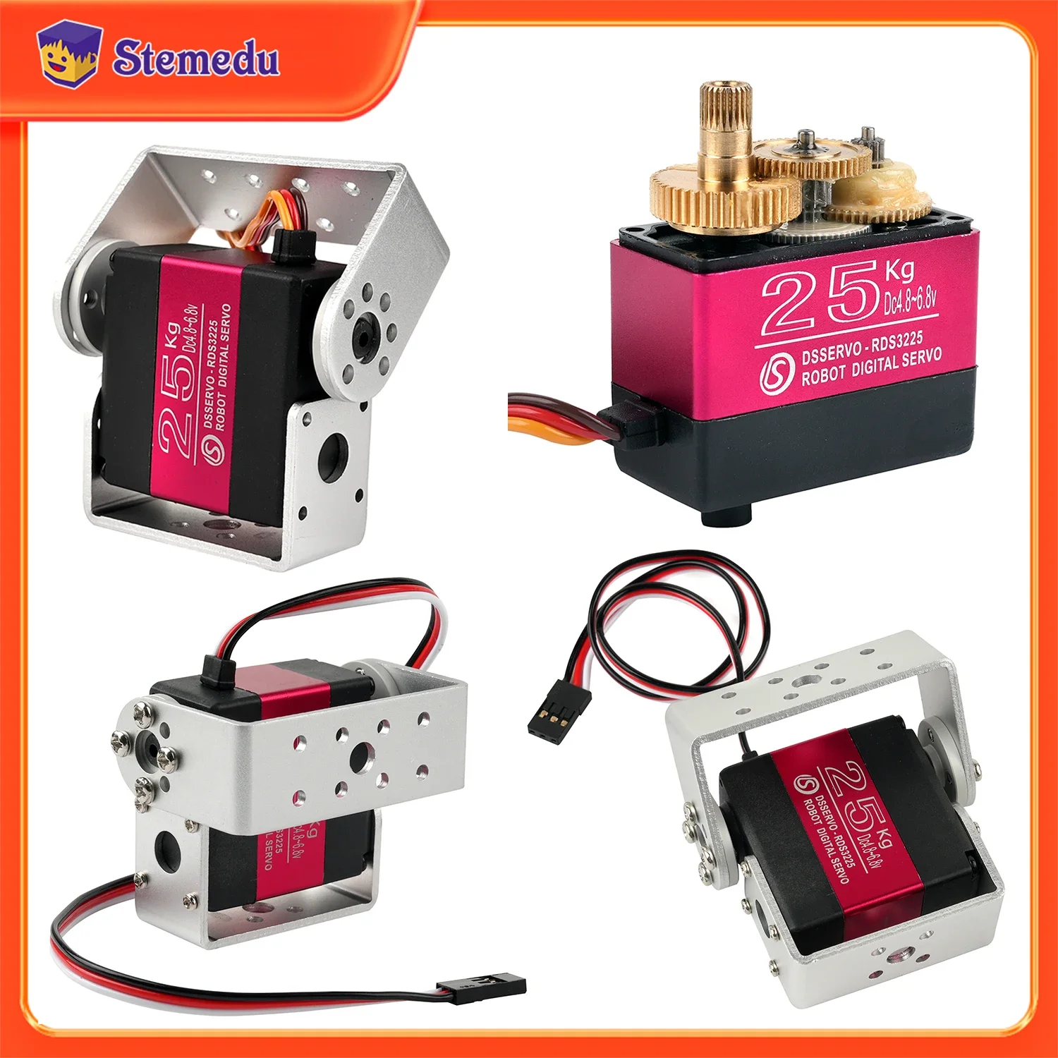 Robot Arm Motor - 25kg robô digital servo alto torque