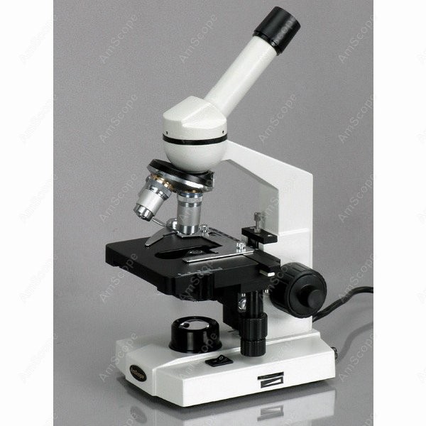 Microscope Compound 40X - Microscópio Monocular LED da Série AmScope
