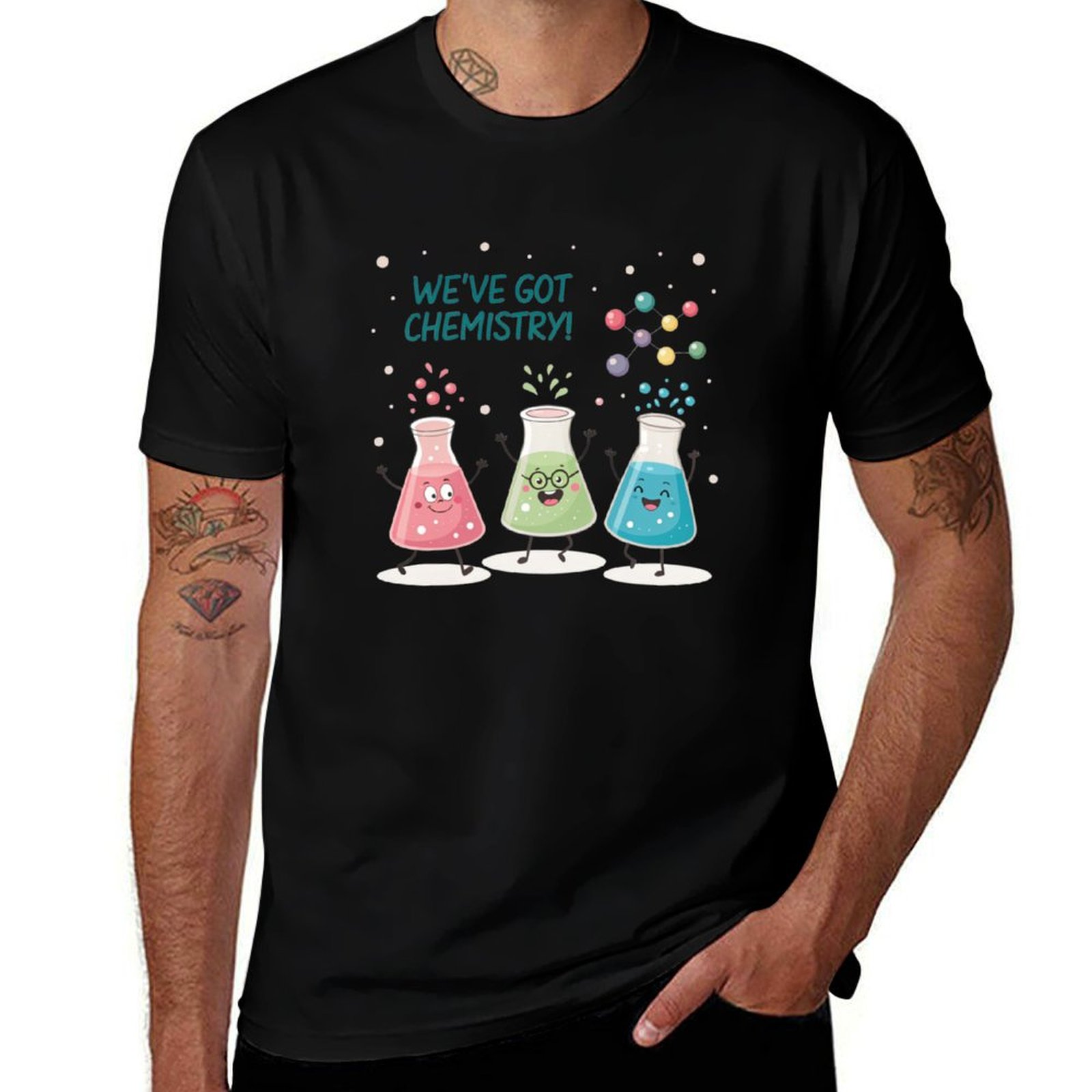 Science Buddies - Camiseta Science Beaker Buddies, camiseta leve