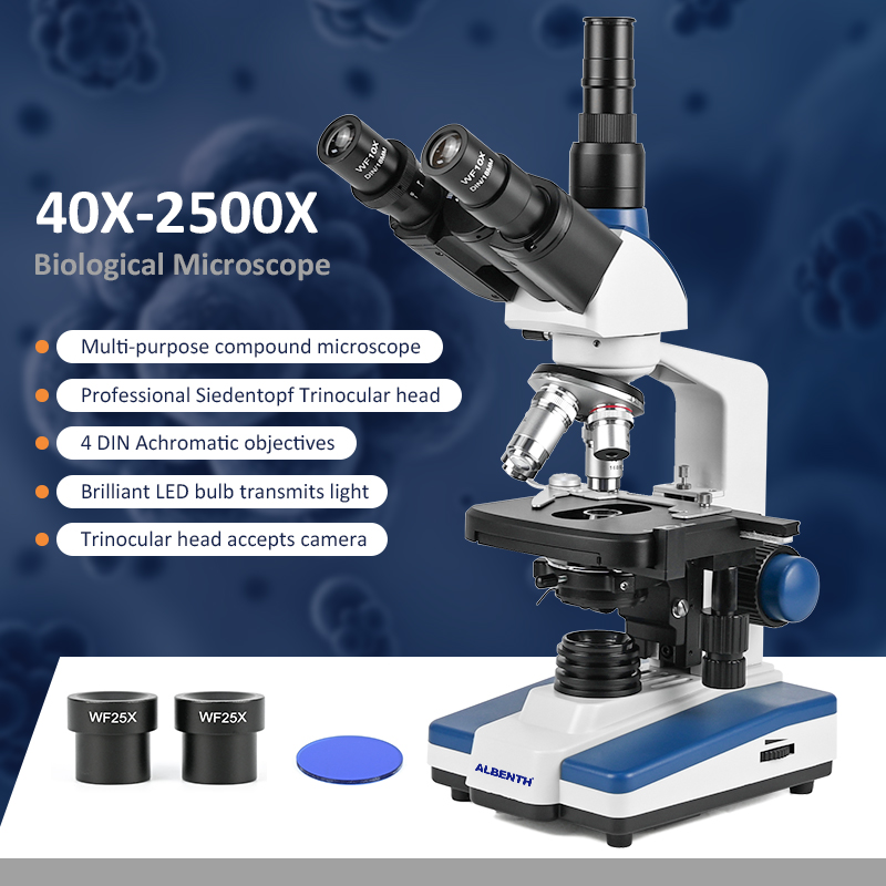 Microscópio Biológico Profissi - Microscope Compound 40X avaliação e preço