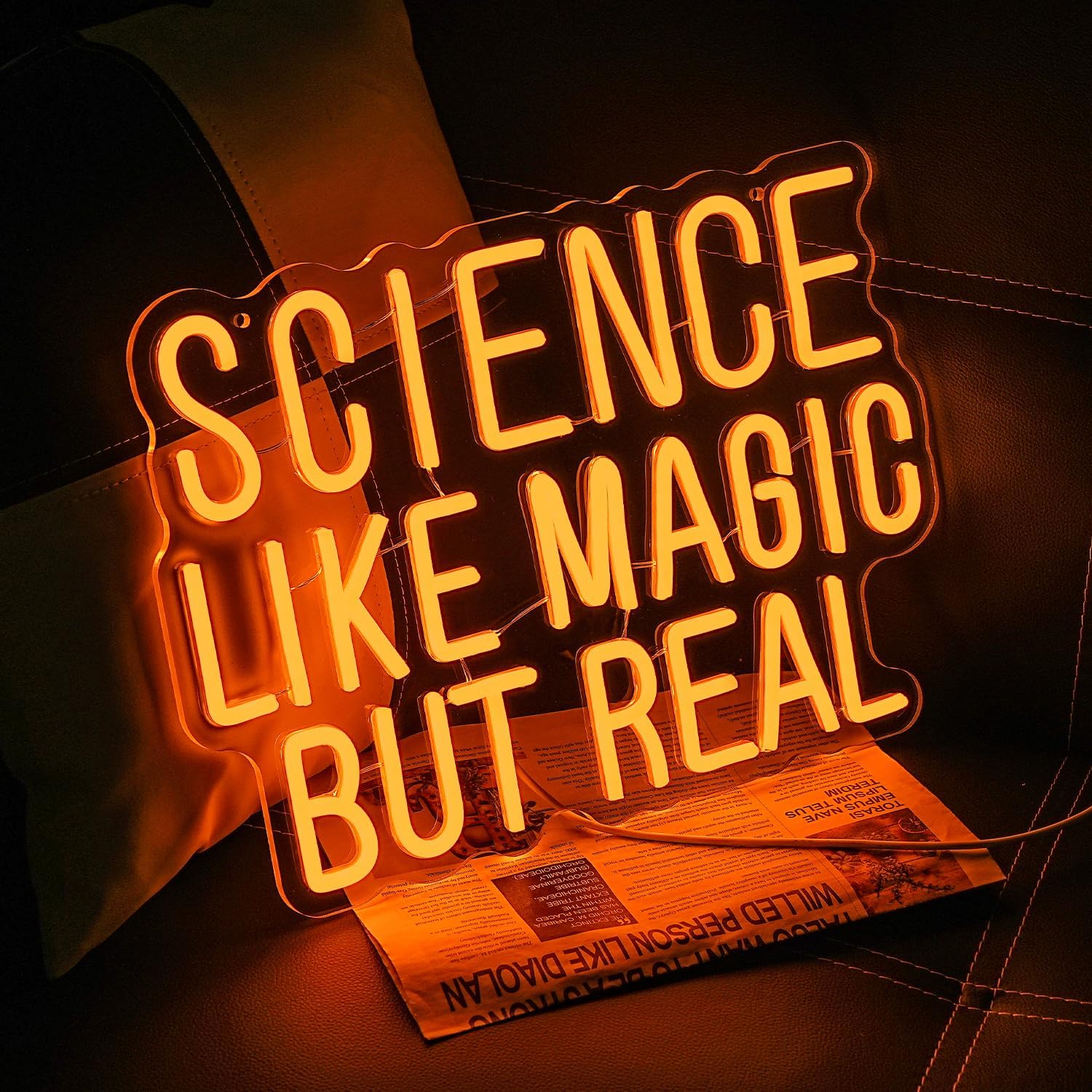 Letreiro de néon USB LED com d - Science Hobbyist avaliação e preço