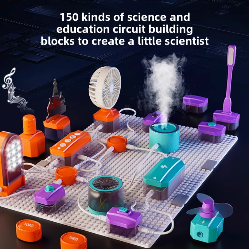 Circuito experimento blocos de - Science Toys Diy avaliação e preço