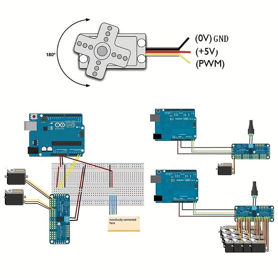 5 motores servo SG90 9G + módu - Robot Arm Motor avaliação e preço