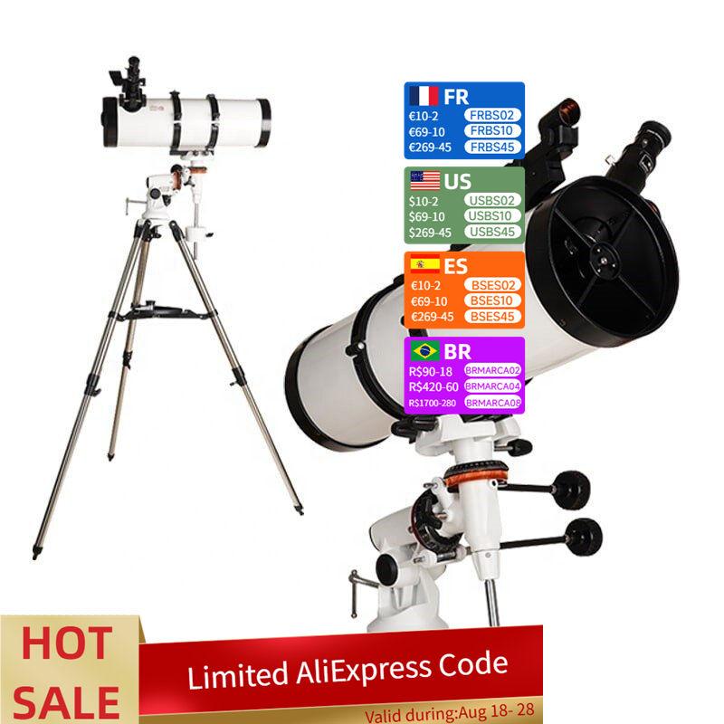 Telescópio refletor profission - Telescope Reflector 130 avaliação e preço