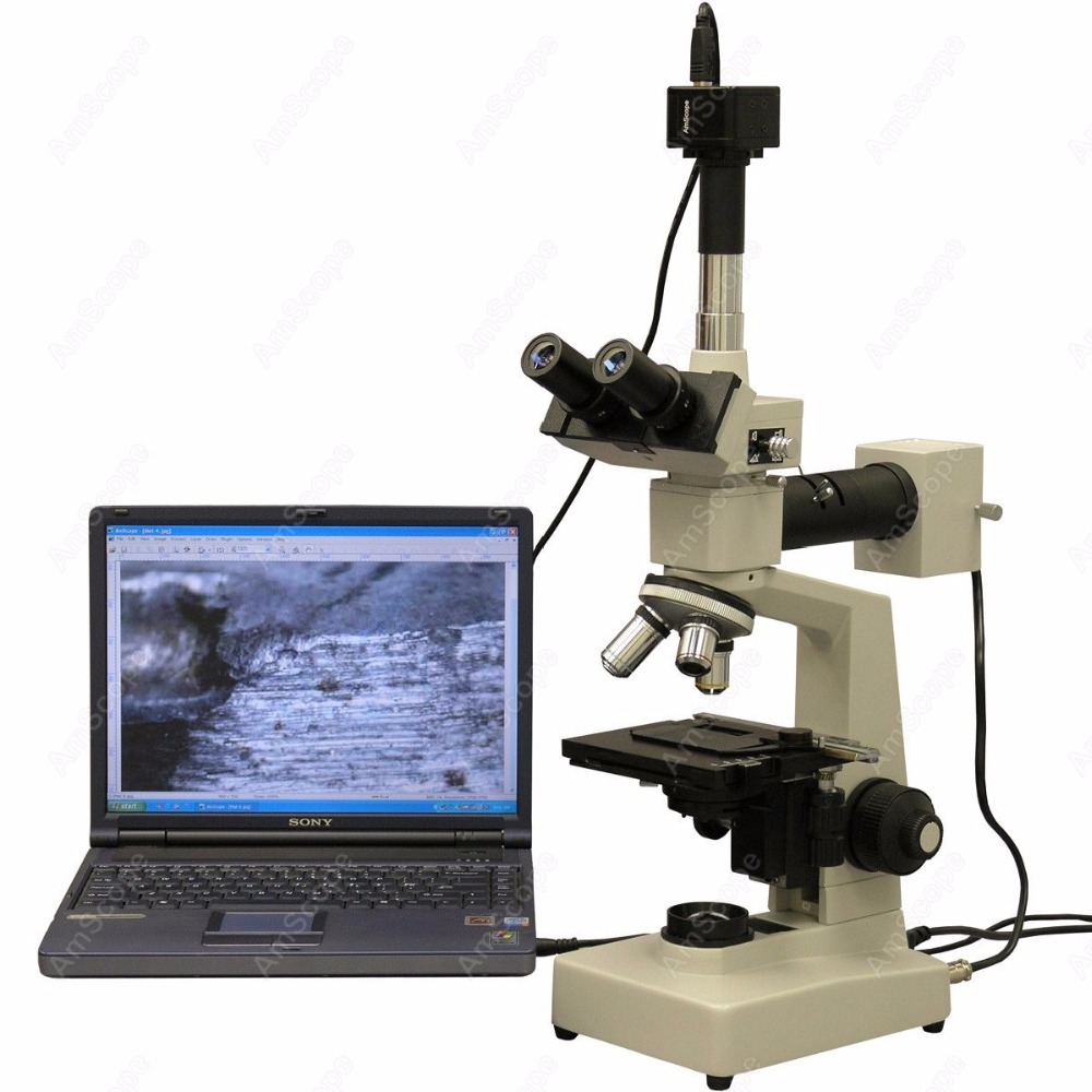 Microscópio Trinocular Metalúr - Microscope Compound 40X avaliação e preço
