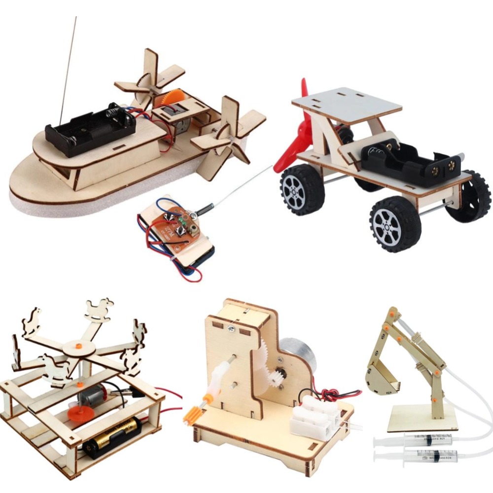 DIY Wooden Boat Model Science  - Science Toys Diy avaliação e preço