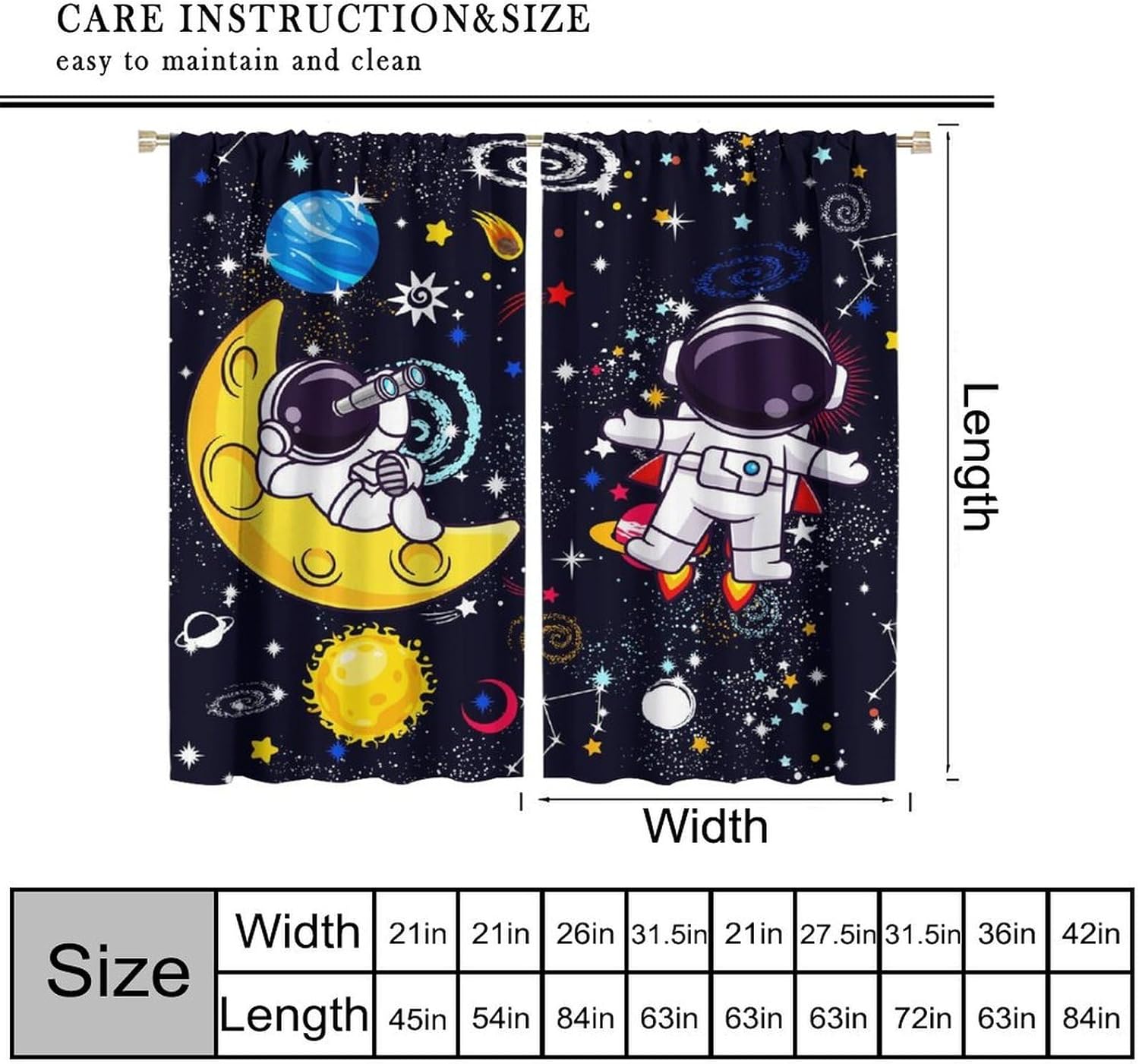 Cortina Decorativa Galáxia Boh - Science Nursery avaliação e preço