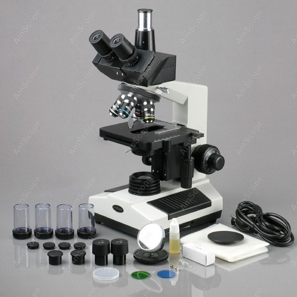 Microscópio Biológico Trinocul - Microscope Compound 40X avaliação e preço