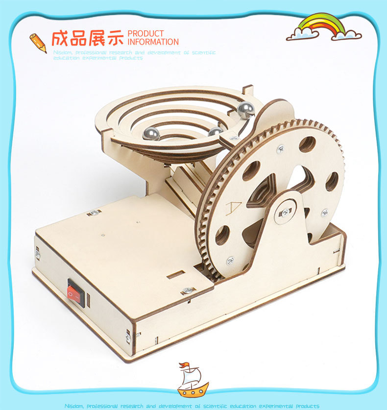 Engrenagem mecânica Engenheiro - Science Toys Diy avaliação e preço