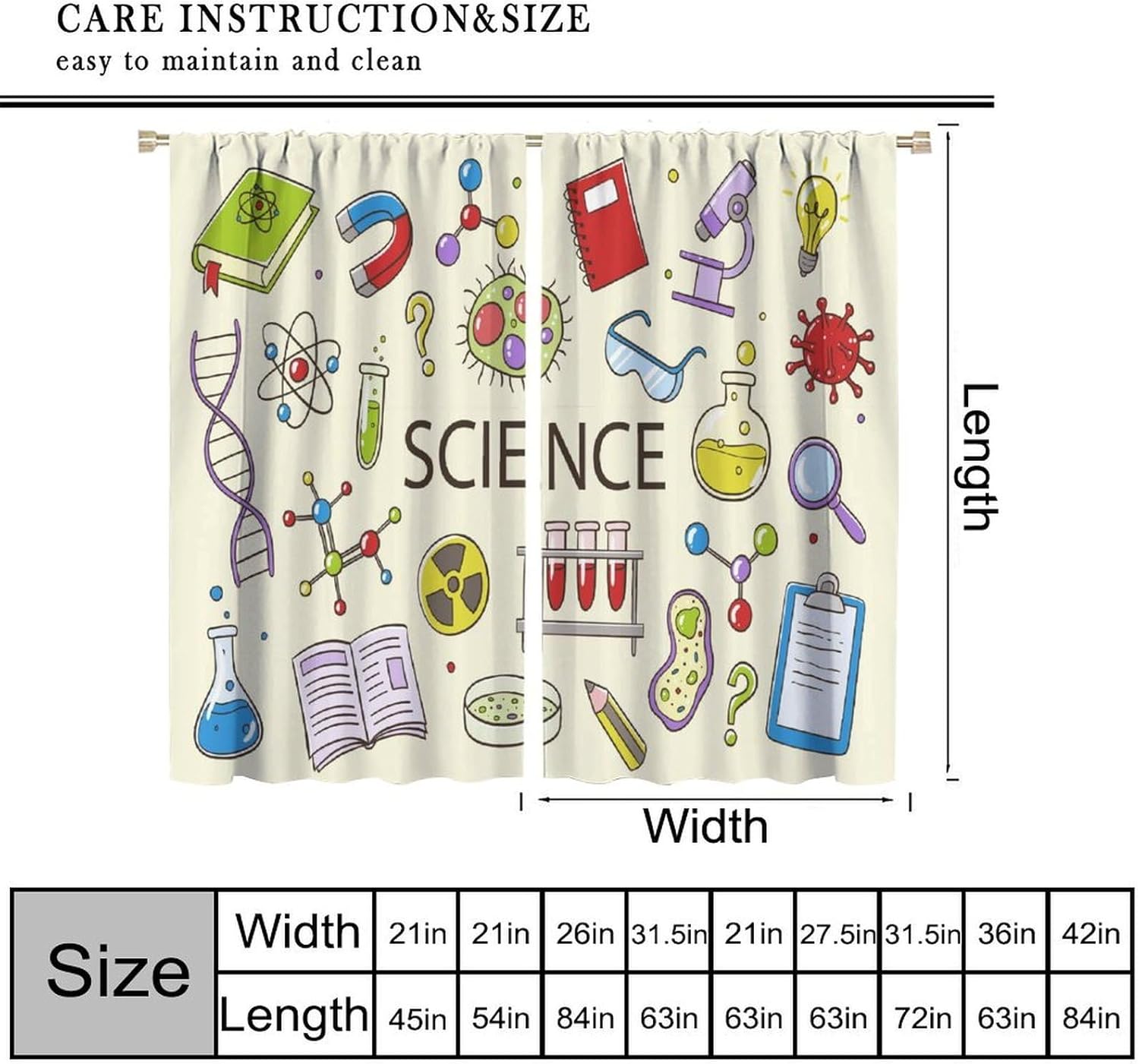 Cortina Científica Educacional - Science Nursery avaliação e preço