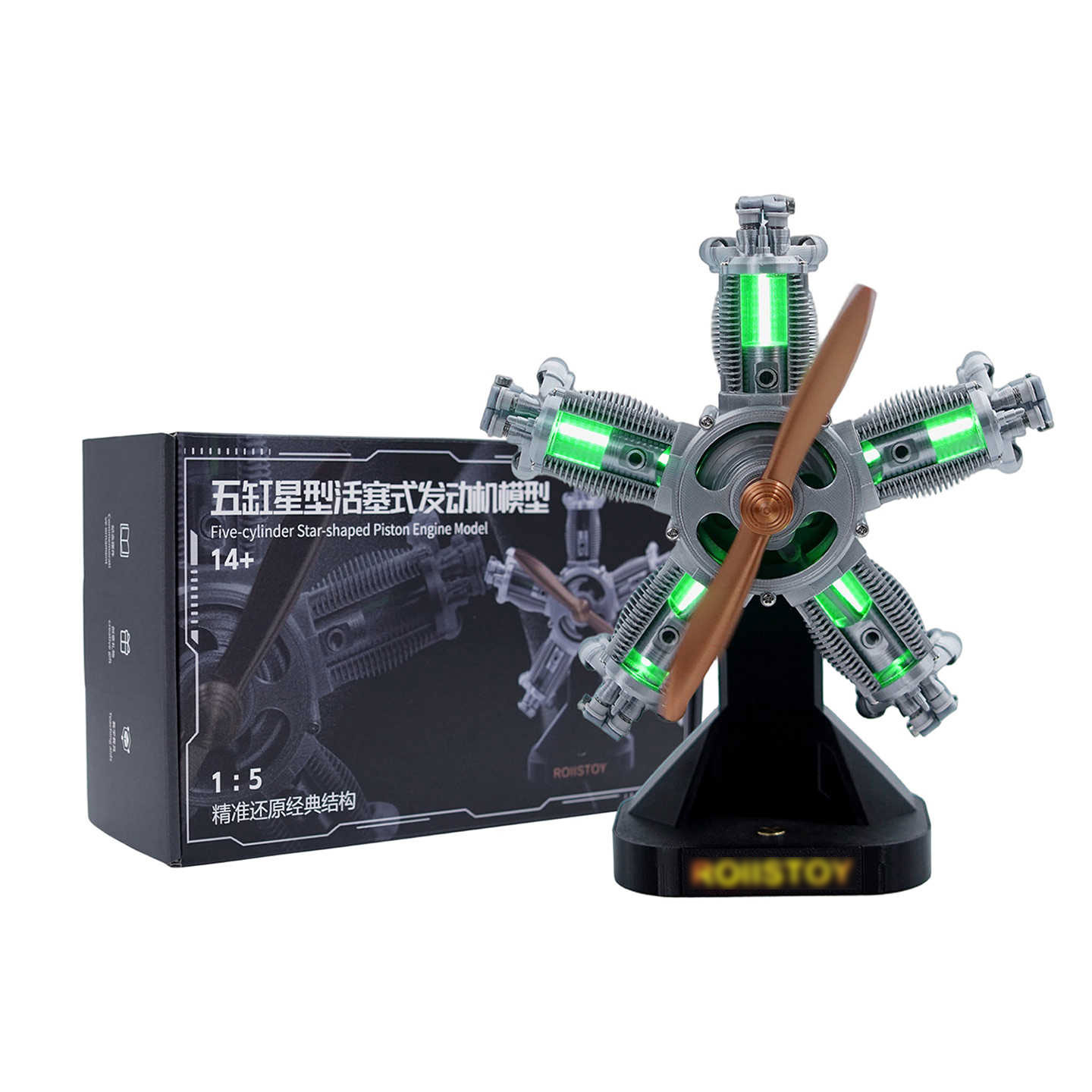 Modelo de Motor Radial de 5 Ci - Science And Hobby avaliação e preço